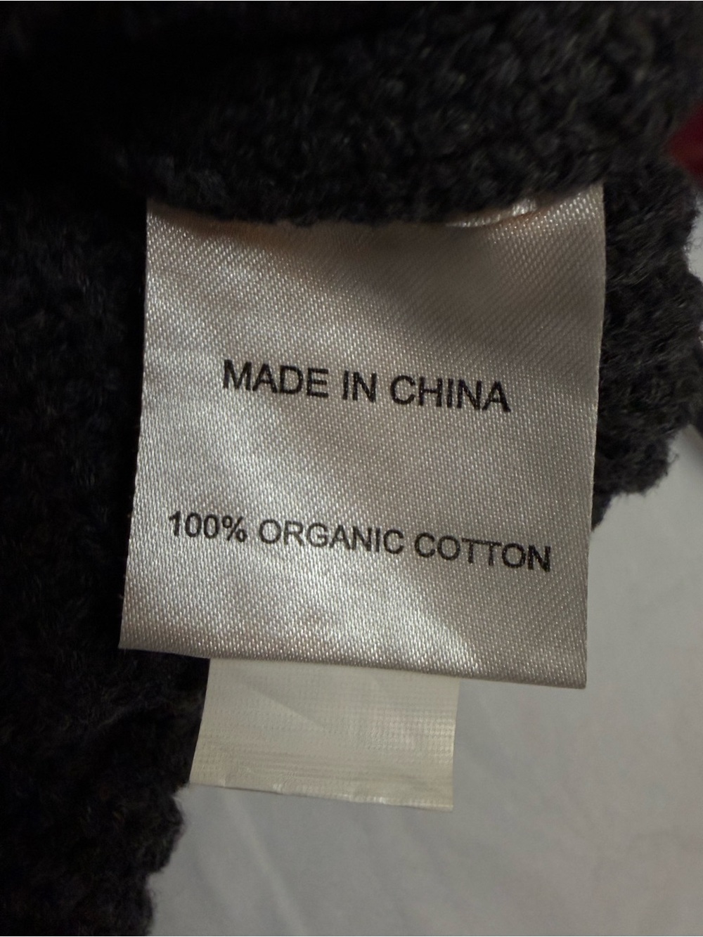 Quince Dark Charcoal Organic Cotton Ribbed Crewneck Sweater - Picture 7 of 7